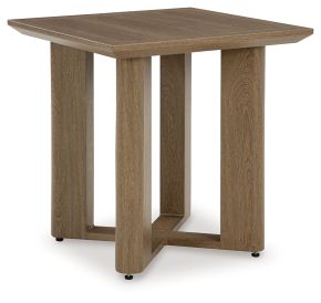 Signature Design by Ashley® P671-702 Serene Bay - Square End Table - Dark Brown