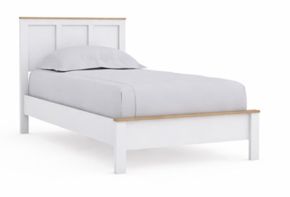 Ashley Furniture EB1480-71 Ashley Furniture EB1480-71 Kerisden - Twin Panel Complete Bed Frame - White / Brown