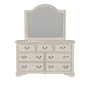 Liberty Furniture 249-BR-DM Bayside - Dresser & Mirror - White
