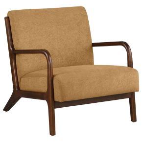 CoasterEveryday 902271 Foster - Upholstered Wood Frame Accent Chair - Honey