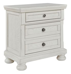 Ashley Furniture B742-92 Robbinsdale - Two Drawer Night Stand - Antique White