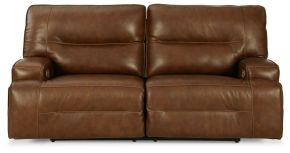 Signature Design by Ashley® U2570547 Francesca - Auburn - 2 Seat Pwr Rec Sofa Adj Hdrest