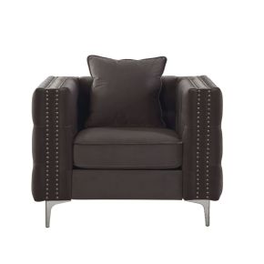 ACME 53389 Gillian II - Chair - Dark Gray Velvet