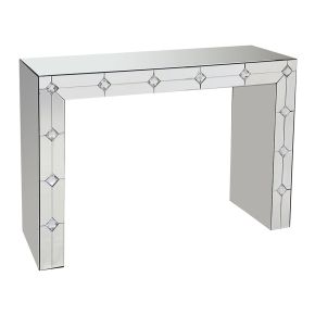 ACME 90242 Hessa - Console Table - Mirrored & Faux Rhinestone