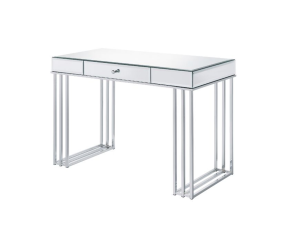 ACME 92979 Critter - Writing Desk - Mirrored And Chrome Finish