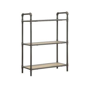 ACME 97162 Itzel - Bookshelf - Antique Oak & Sandy Gray - 36"