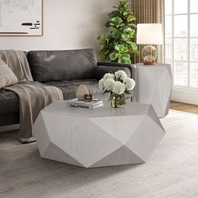 ACME LV02765 Hanniel - Coffee Table - White