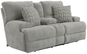 Catnapper 61289-1816/28-2371/28 Renaldo - Power Console Loveseat With Zero Gravity Recline - Stone
