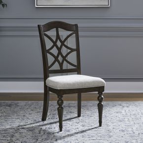 Liberty Furniture 512-C2501S Arden Road - Splat Back Side Chair (RTA) - Satin Cherry