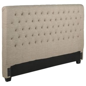 CoasterEssence 300007KEB1 Chloe - Upholstered Eastern King Panel Headboard - Oatmeal