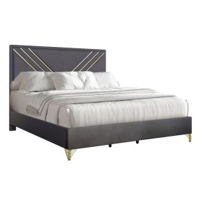 New Classic B1826-115 Symmetry - Eastern King Headboard, Footboard & Slat Kit - Charcoal