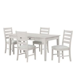 New Classic 40-D4129-D4C New Classic 40-D4129-D4C Echo - Dining Table And 4 Chairs - Driftwood