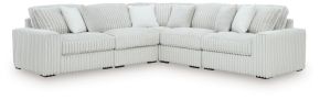 Signature Design by Ashley® 25903S24 Stupendous - 5-Piece Sectional With LAF / RAF Corner Chairs - Alloy