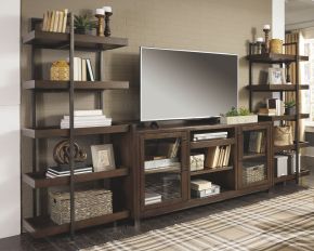 Signature Design by Ashley® W633/68/34(2) Starmore - Brown - 3 Pc. - Entertainment Center - 70" TV Stand