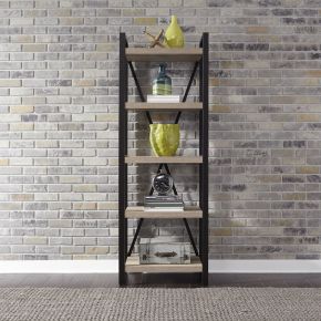 Liberty Furniture 439-EP77 Sun Valley - Tall Pier Unit With Faux Metal - Light Brown