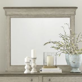 Liberty Furniture 457-BR51 Ivy Hollow - Landscape Mirror - White