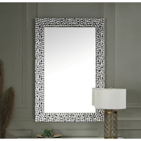 ACME 97586 Kachina - 47" Accent Mirror - Mirrored & Faux Gems
