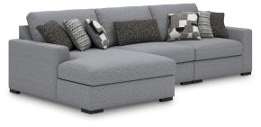Benchcraft® 61305S4 Bealton - 3-Piece Sectional With LAF Corner Chaise - Salt and Pepper