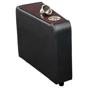 CoasterEveryday 600182 Toohey - Upholstered Home Theater Storage Wedge Console - Black