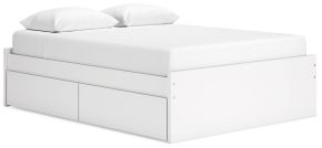 Signature Design by Ashley® EB9630B14 Onita - Queen Platform Bed With 2 Side Storage - White