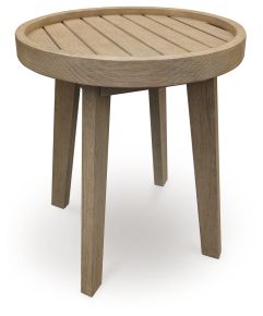 Ashley Furniture PCP204-706 Marina Sun - Round End Table - Beige
