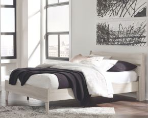 Millennium® by Ashley EB1864/157/113 Socalle - Natural - Queen Panel Platform Bed