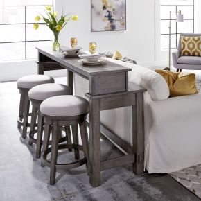 Liberty Furniture 406-OT-4PCS Modern Farmhouse - 4 Piece Dining Room Set - Gray