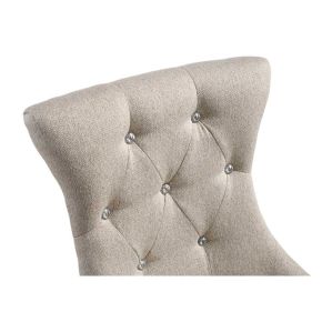 ACME 60173 Gabrian - Dining Chair (Set of 2) - Fabric & Reclaimed Gray