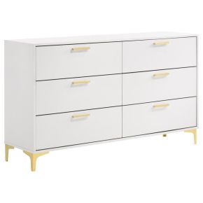 CoasterEveryday 224403 Kendall - 6-Drawer Dresser - White