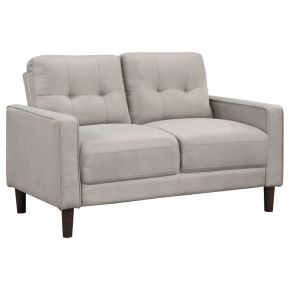 Coaster Fine Furniture 506786 Bowen - Upholstered Track Arm Tufted Loveseat - Beige