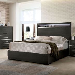 Furniture of America CM7589Q-BED Camryn - Queen Bed - Warm Gray