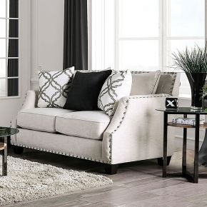 Furniture of America SM3078-LV Phoibe - Loveseat - Ivory