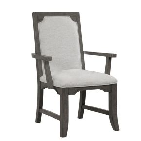 New Classic D1605-25 Lisbon - Dining Arm Chair (Set of 2) - Gray