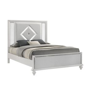 New Classic B1583-320 Stardust - 5/0 Queen Footboard & Slats - White