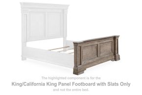 Signature Design by Ashley® B916-56 Blairhurst - King/ California King Panel Footboard W/ Slats - Light Grayish Brown
