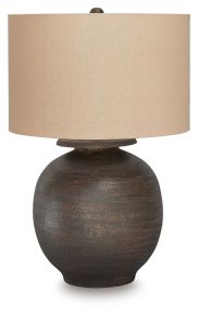 Signature Design by Ashley® L207574 Carlenbury - Metal Table Lamp - Antique Brown