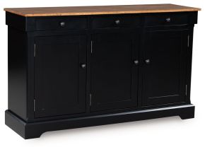 Signature Design by Ashley® D634-80 Wildenauer - Dining Room Buffet - Brown / Black