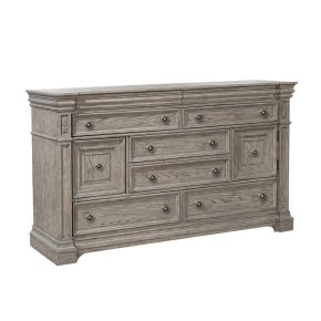 Pulaski Furniture P167100 Pulaski Furniture P167100 Kingsbury - 8 Drawer Dresser - French Gray