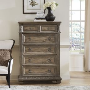 Liberty Furniture 502-BR41 Carlisle Court - 5 Drawer Chest - Medium Brown