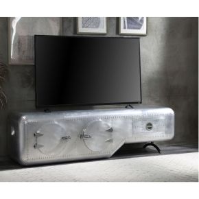 ACME 91358 Brancaster - TV Stand - Aluminum - 22"