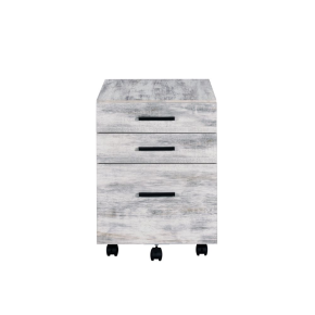 ACME 92918 Jurgen - File Cabinet - Antique White & Black