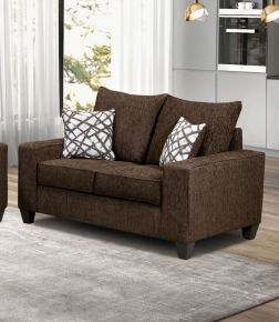 Furniture of America SM7330-LV West Action - Loveseat - Chocolate