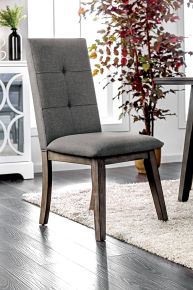 Furniture of America CM3354GY-SC-2PK-VN Abelone - Side Chair (Set of 2) - Gray