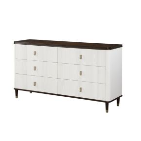 ACME BD02030 Carena - Dresser With Jewelry Tray - White & Brown