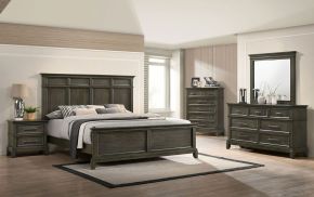 Furniture of America CM7221GY-CK-BED Houston - California King Bed - Gray