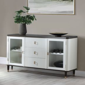 ACME DN02958 Carena - Server - White & Brown Finish