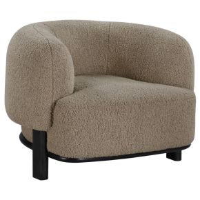 CoasterEveryday 903170 Lawler - Upholstered Barrel Back Accent Chair - Mushroom