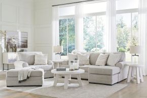 Benchcraft® 56603/18/23/14 Eastonbridge - 3 Pc. - Sofa Chaise, Chair And A Half, Ottoman - Shadow