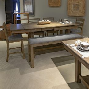 Liberty Furniture 182WT-GT4094T Brook Bay - Gathering Trestle Table Top - Brown