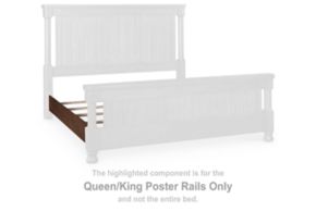 Signature Design by Ashley® PCB824-97 Rowlenstown - Queen/King Poster Rails - Brown
